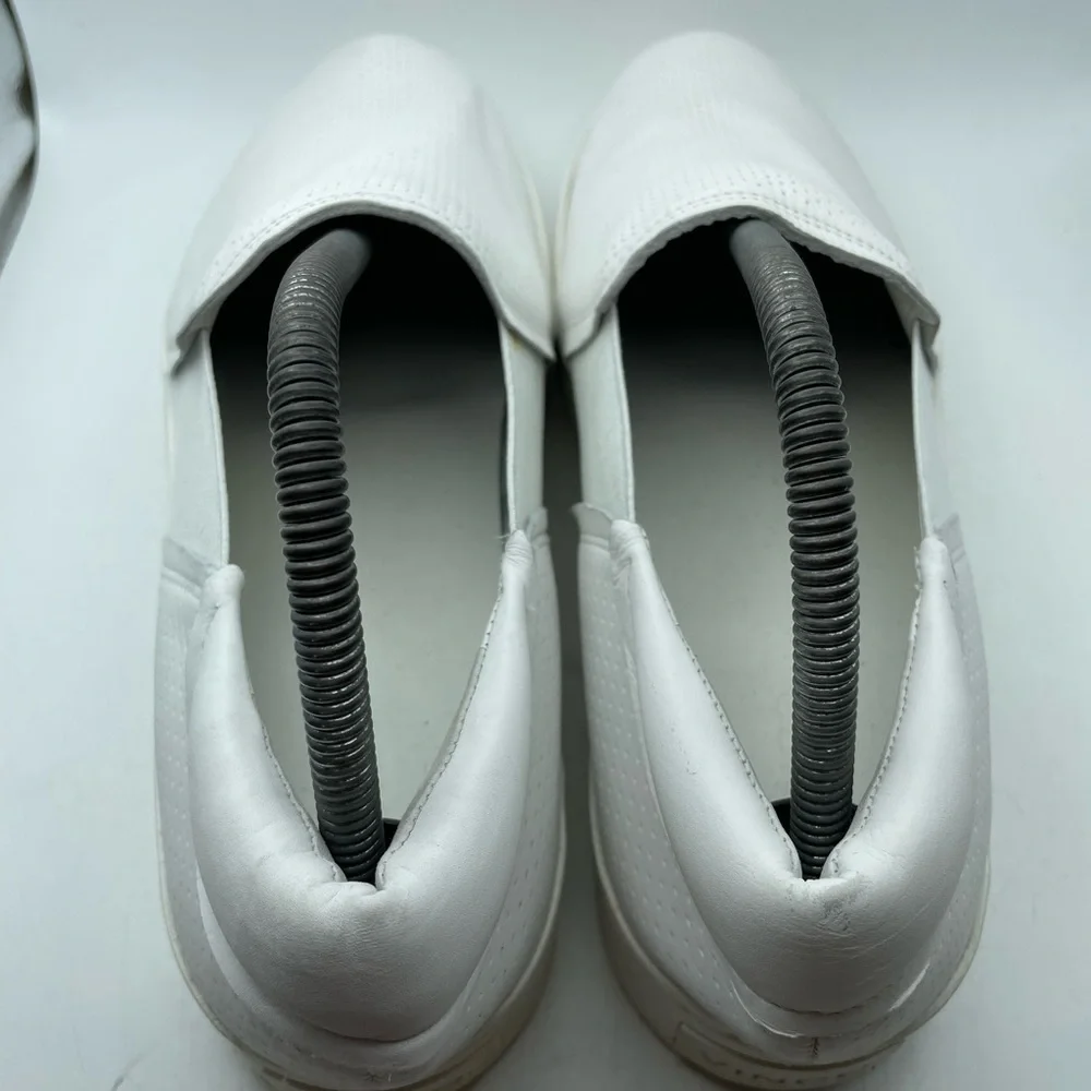 Vince Warren Women's White platform Slip-On loafers size 10